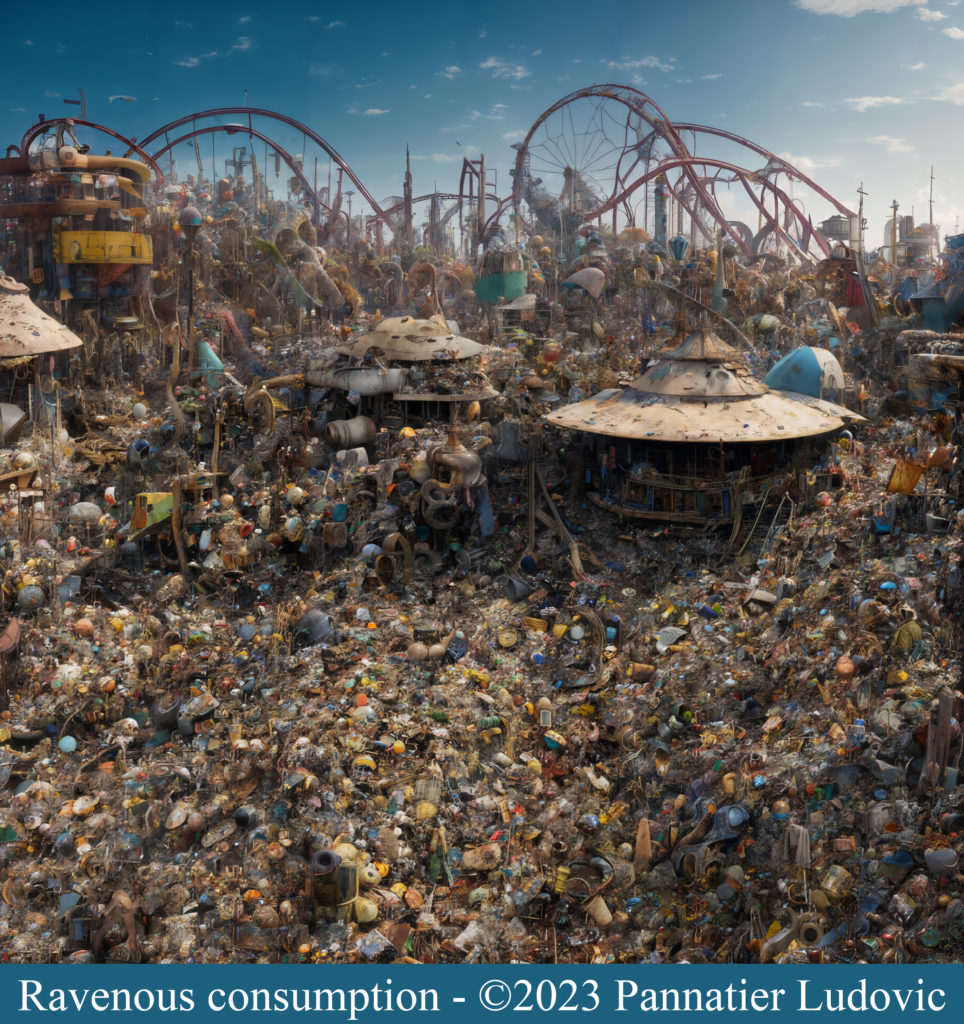 Ravenous consumption 3-d